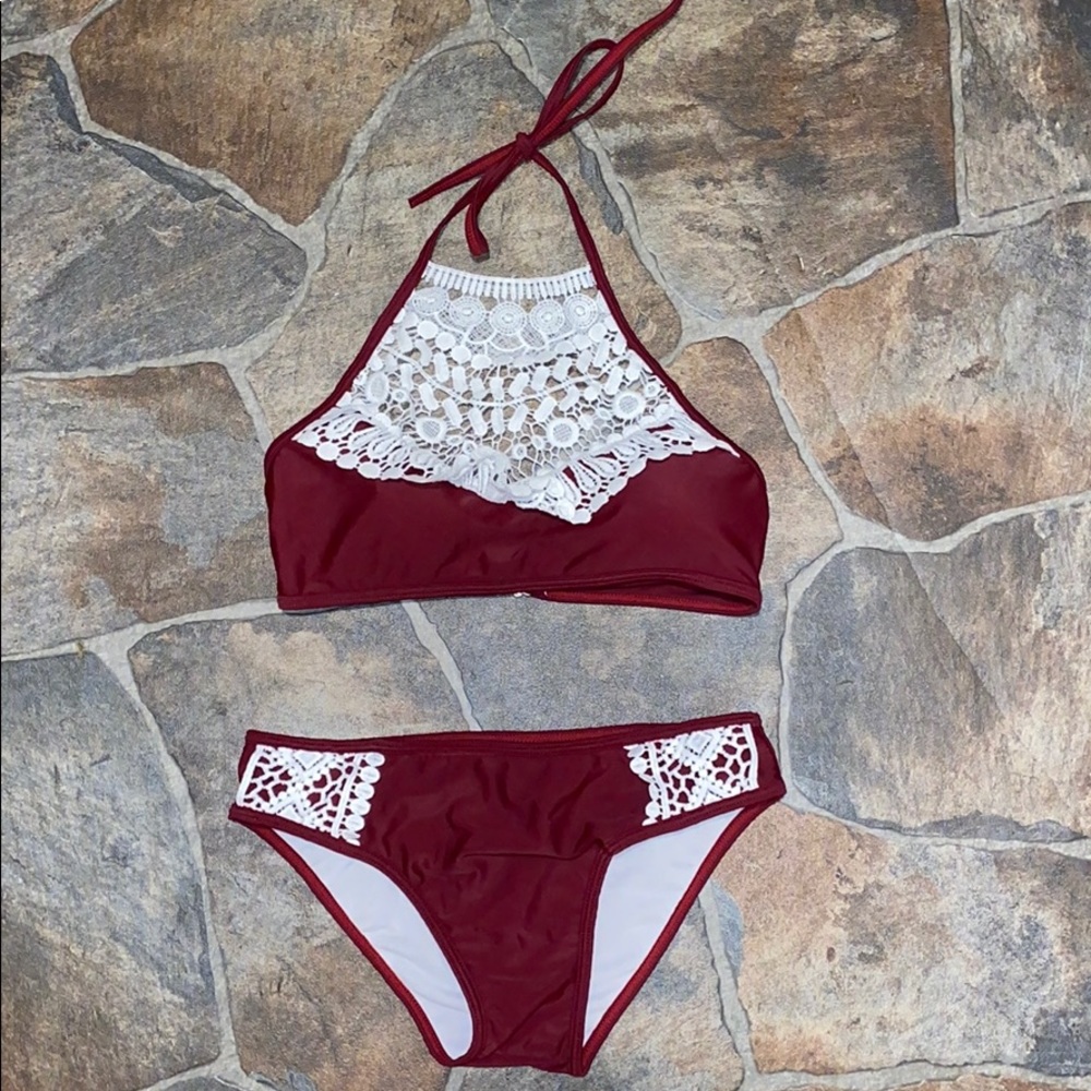 Maroon Bikini